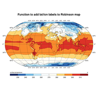 NCL add latitude/longitude annotation to Robinson projection example