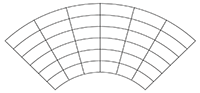 Sketch of curvilinear grid